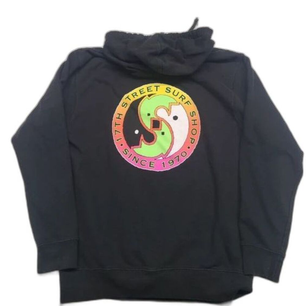 Y2k 17th Street Surf shop Hoodie Yin Yang